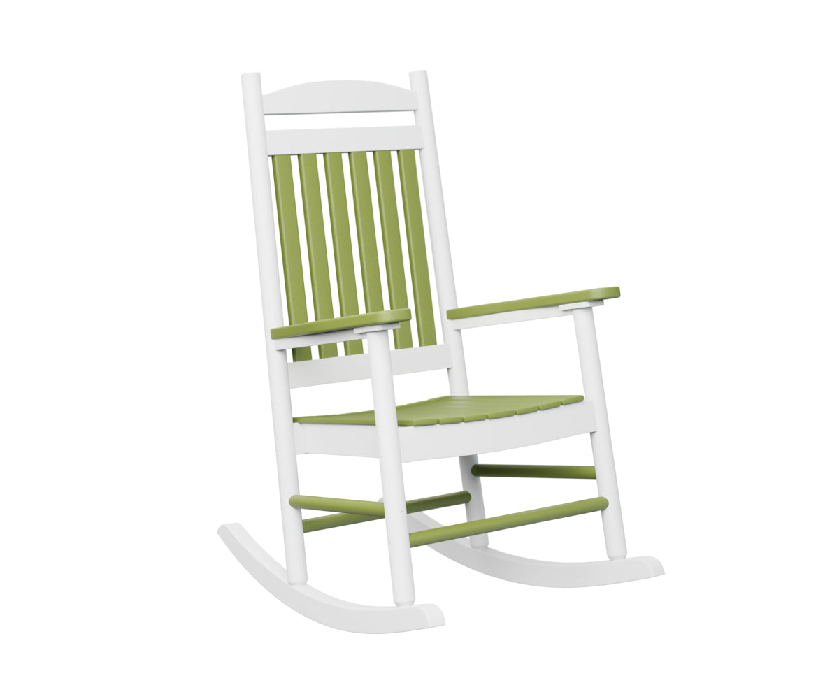 Berlin Gardens Porch Rocker - Classic Wooden Rocking Chair for Outdoor Patio, Garden & Front Porch - Perfect for Relaxing, Reading & Enjoying Nature