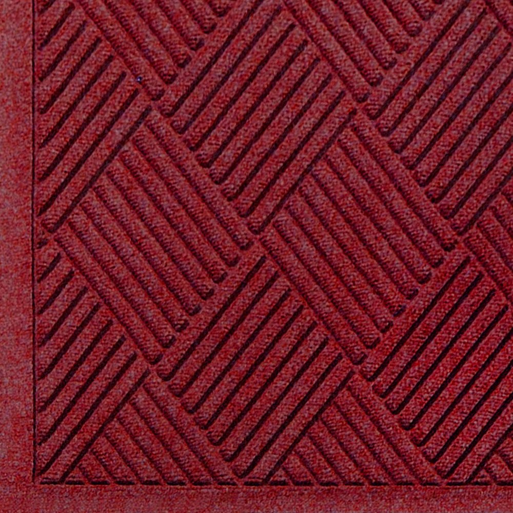 Waterhog Fashion Diamond Polypropylene Fiber Indoor/Outdoor Entrance Mat with SBR Rubber Backing - 5' x 3', 3/8
