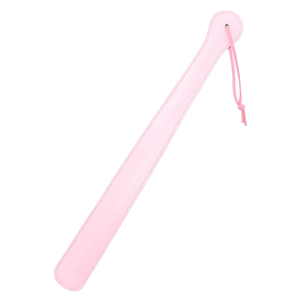 48cm Long Spank Paddle Whip - Leather Horse Riding Crop with Laser Engraving for Equestrian Training & BDSM Play | Perfect for Riding Lessons, Discipline & Sensual Scenes