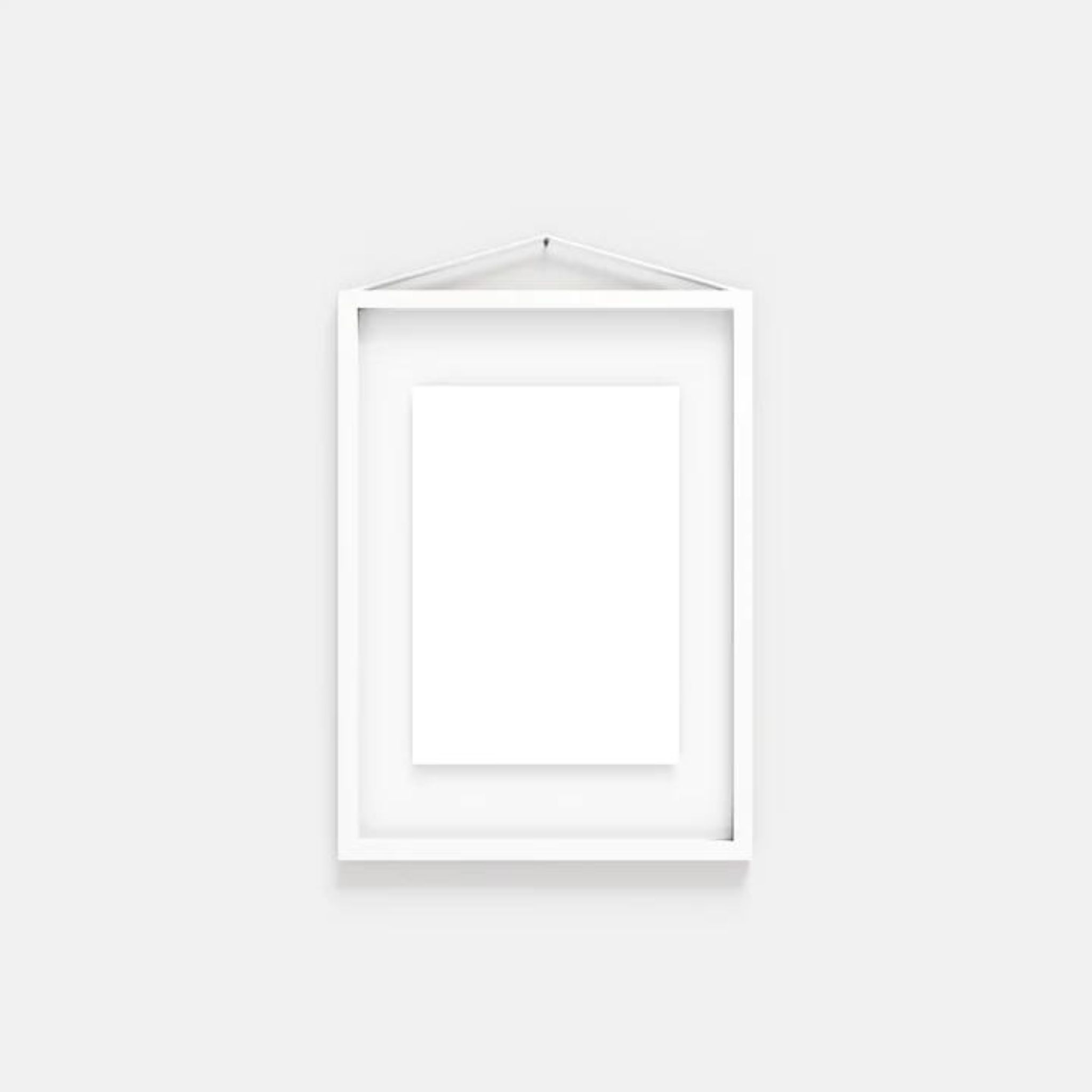 MOEBE White Powder Coated Picture Frame - 4 Sizes (8x10, 11x14, 16x20, 24x36) for Wall Art, Photo Display & Home Decor