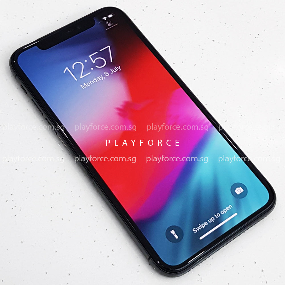 iPhone X 256GB Space Grey - Unlocked Smartphone with Face ID, 5.8