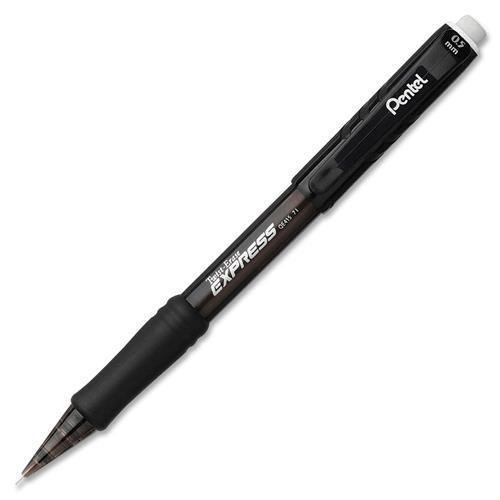 Pentel Twist-Erase Express Mechanical Pencil #2 HB 0.5mm - Black Barrel - Smooth Writing for School, Office & Sketching - 1 Pack