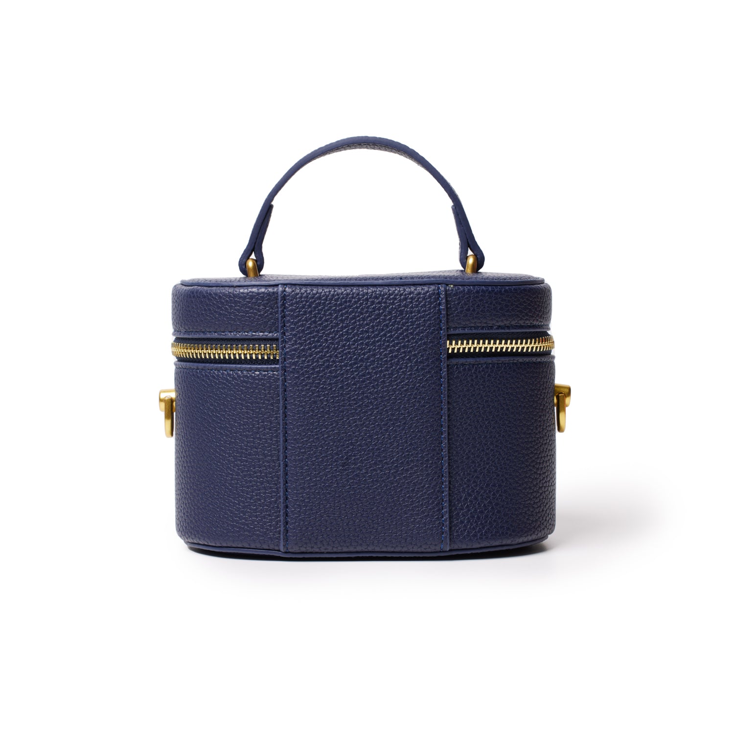 Mini Pebble Vanity Bag in Navy - Stylish and Compact Makeup Pouch for Travel, Gym, and Everyday Essentials