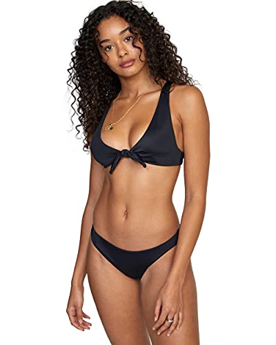 Tie Front Bralette/Rvca Black