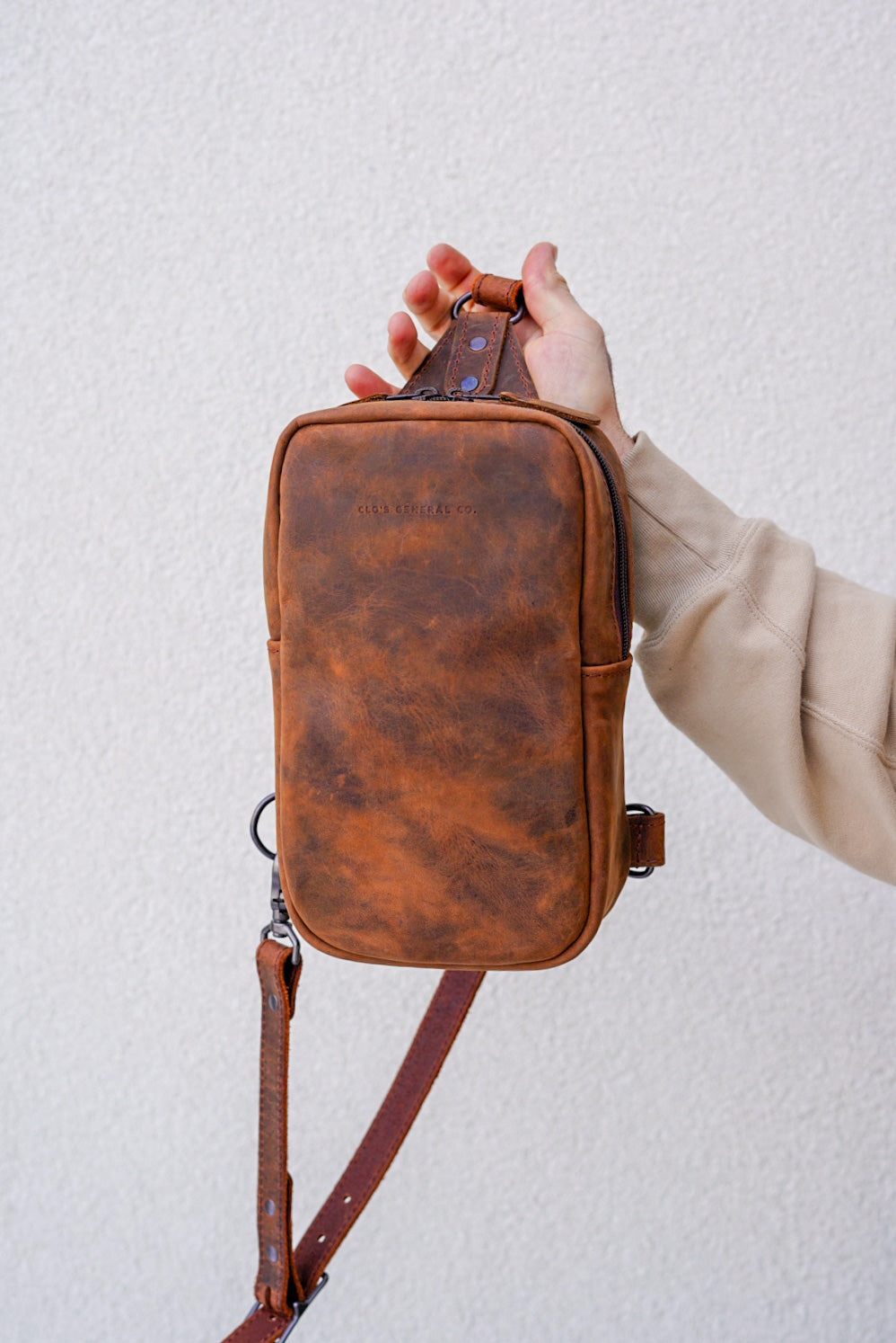 Stylish Sling Bag - Pandora Cove Brown Crossbody Bag for Men & Women | Perfect for Travel, Hiking, and Everyday Use