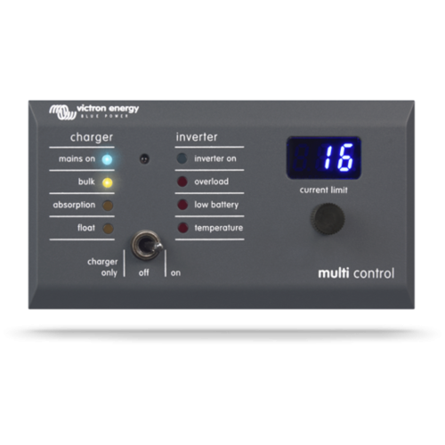 Victron Energy Digital Multi Control 200/200A GX (90° RJ45) - Advanced Battery Monitor for RVs, Boats & Solar Systems - Track Power Usage & Optimize Energy Efficiency