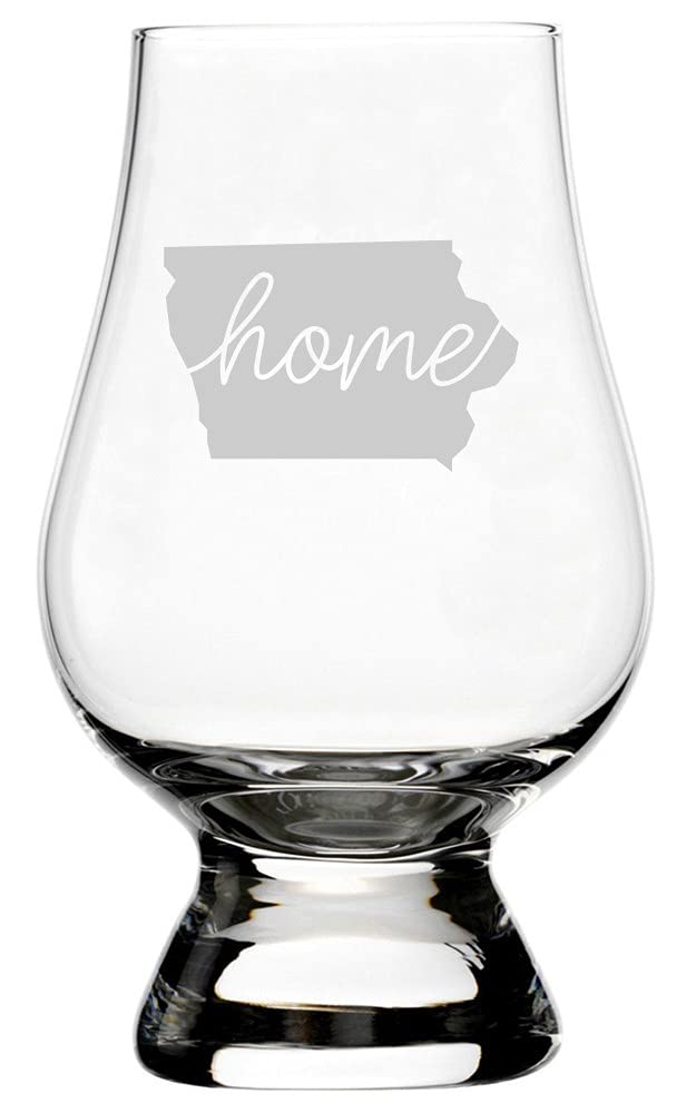 Iowa Whisky Glass 6.5oz - Glencairn Compatible for Home Bar Use