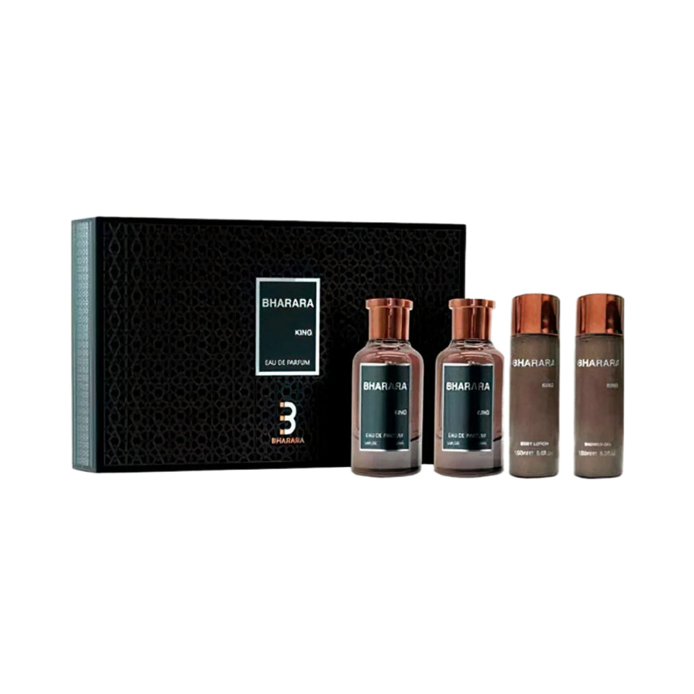 King 4 Piece Eau De Parfum Set - 100ml Each | Luxury Fragrance Gift Collection for Men & Women | Perfect for Date Nights, Special Occasions & Daily Wear