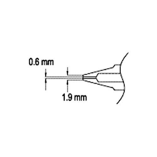 Hakko N3-06 0.6mm Soldering Nozzle Tip for FM2024 Soldering Station - Perfect for Precision Electronics Repair and PCB Work