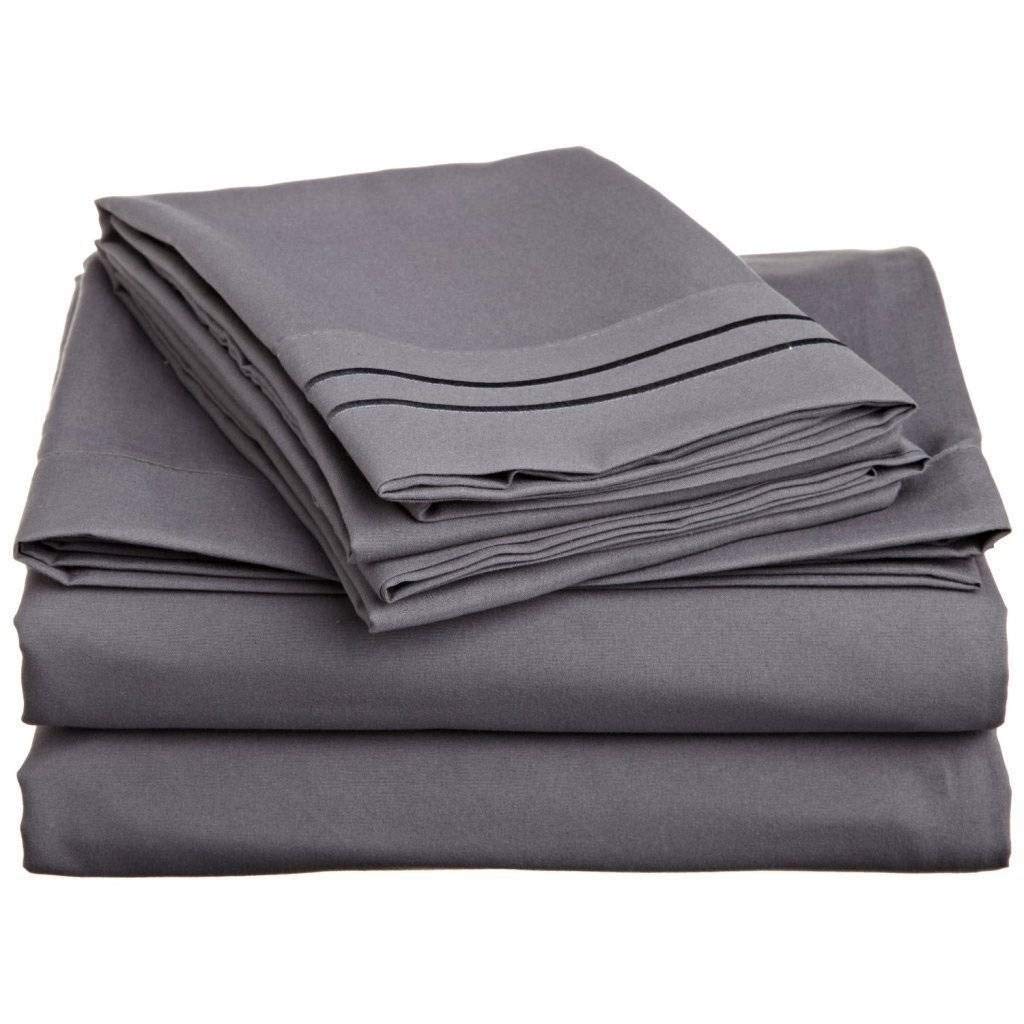 Luxury 4-Piece Egyptian Cotton Sheet Set - Olympic Queen Size (66