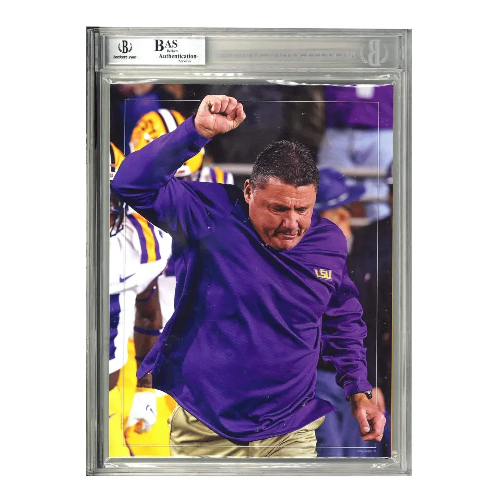 Joe Burrow Signed LSU Street & Smith's Magazine BAS Encapsulated Photo Autograph - Authentic Collectible for Football Fans & Memorabilia Enthusiasts - Perfect for Display in Home, Office, or Man Cave