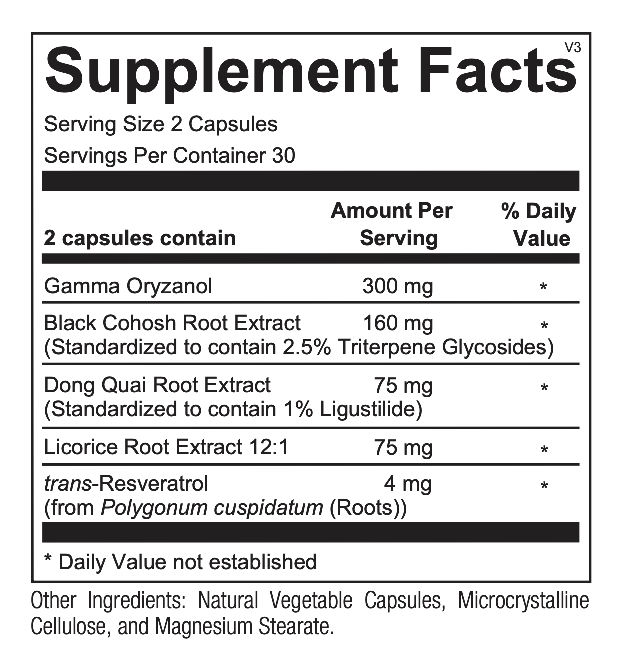 Ortho Femarin 60 Capsules - Women's Hormonal Balance Supplement for Menopause & PMS Relief | Supports Mood & Energy | Daily Wellness Support for Women