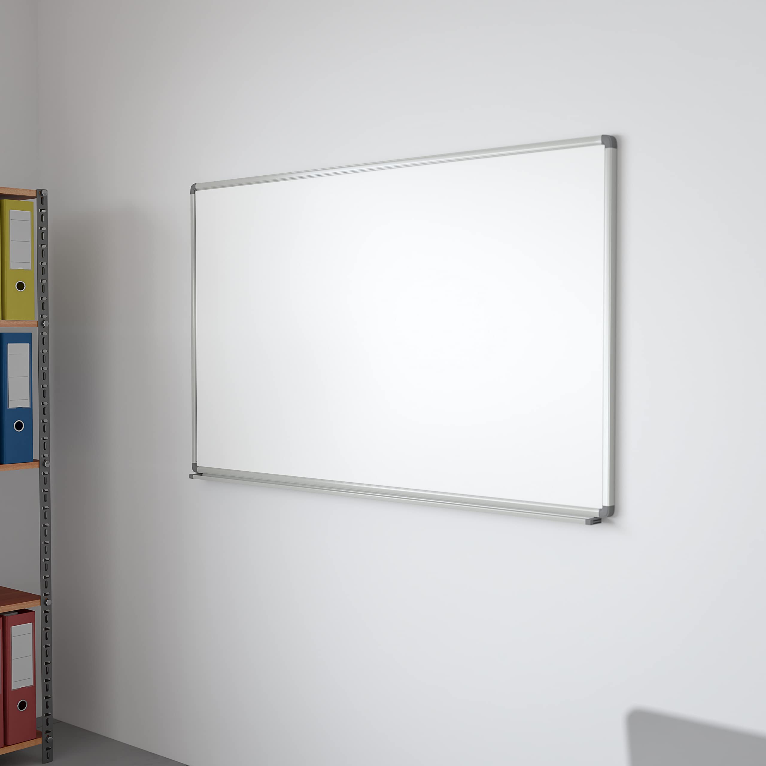 Flash Furniture 5-Foot Wide x 3-Foot High Magnetic Whiteboard - Dry Erase Board for Office, Classroom & Home Use - Perfect for Presentations, Notes & Schedules
