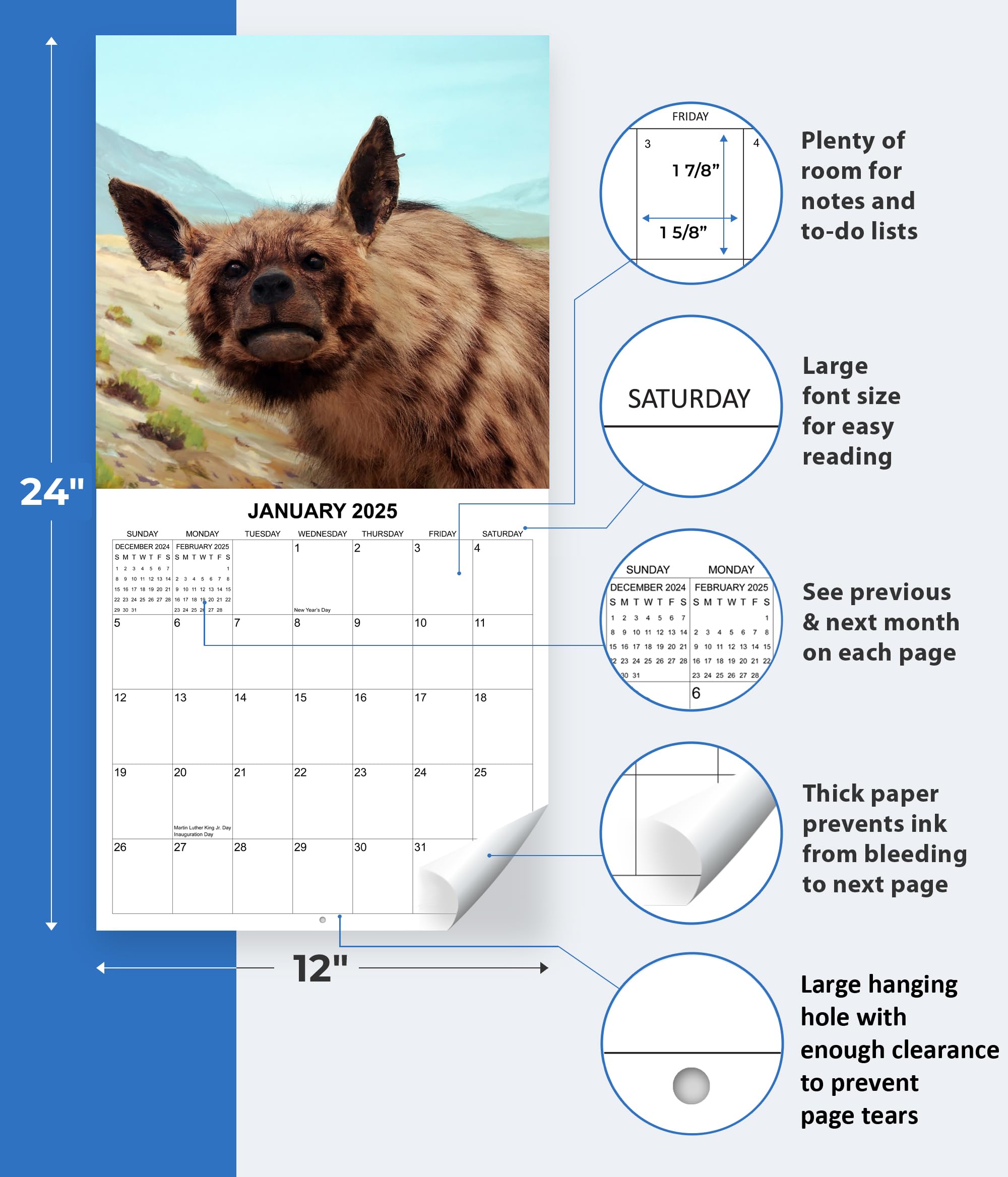 2025 Taxidermy Fails Wall Calendar - 12