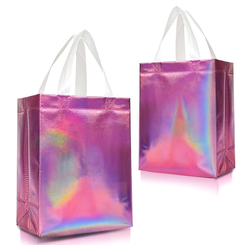 Holographic Pink - Set of 12 - Medium Size
