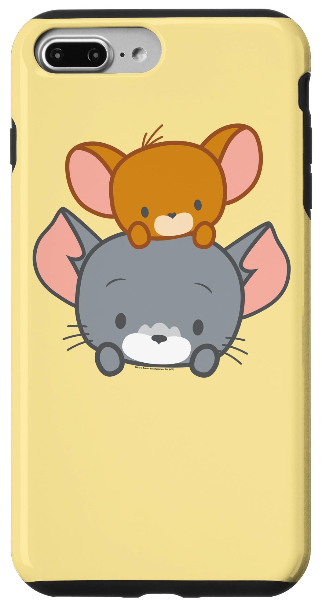 Tom and Jerry Chibi Cartoon iPhone 7 Plus/8 Plus Phone Case - Cute Anime Protective Cover for Daily Use, Work & Travel