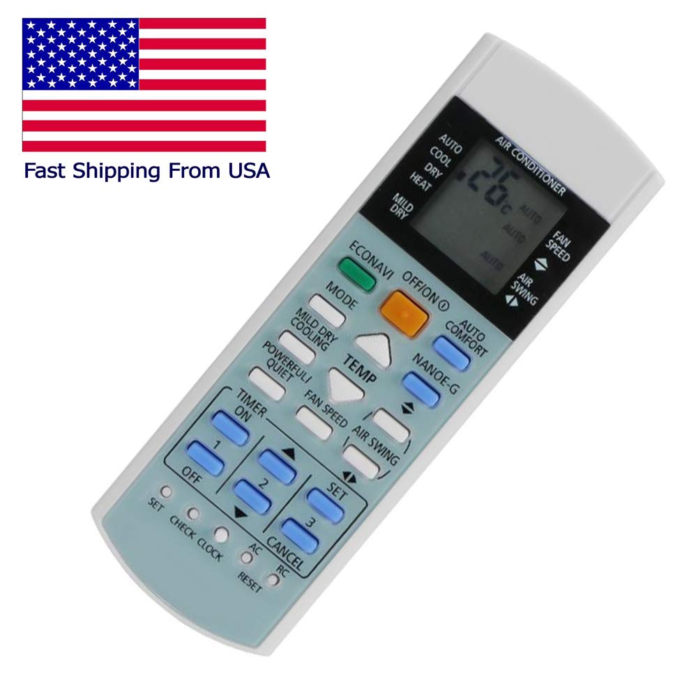 Original Choubeben A75C3300 AC Air Conditioner Remote Control Replacement for Panasonic A75C3208 A75C3706 A75C3708 - Universal Air Conditioning Remote Controller for Home, Office & Hotel Use