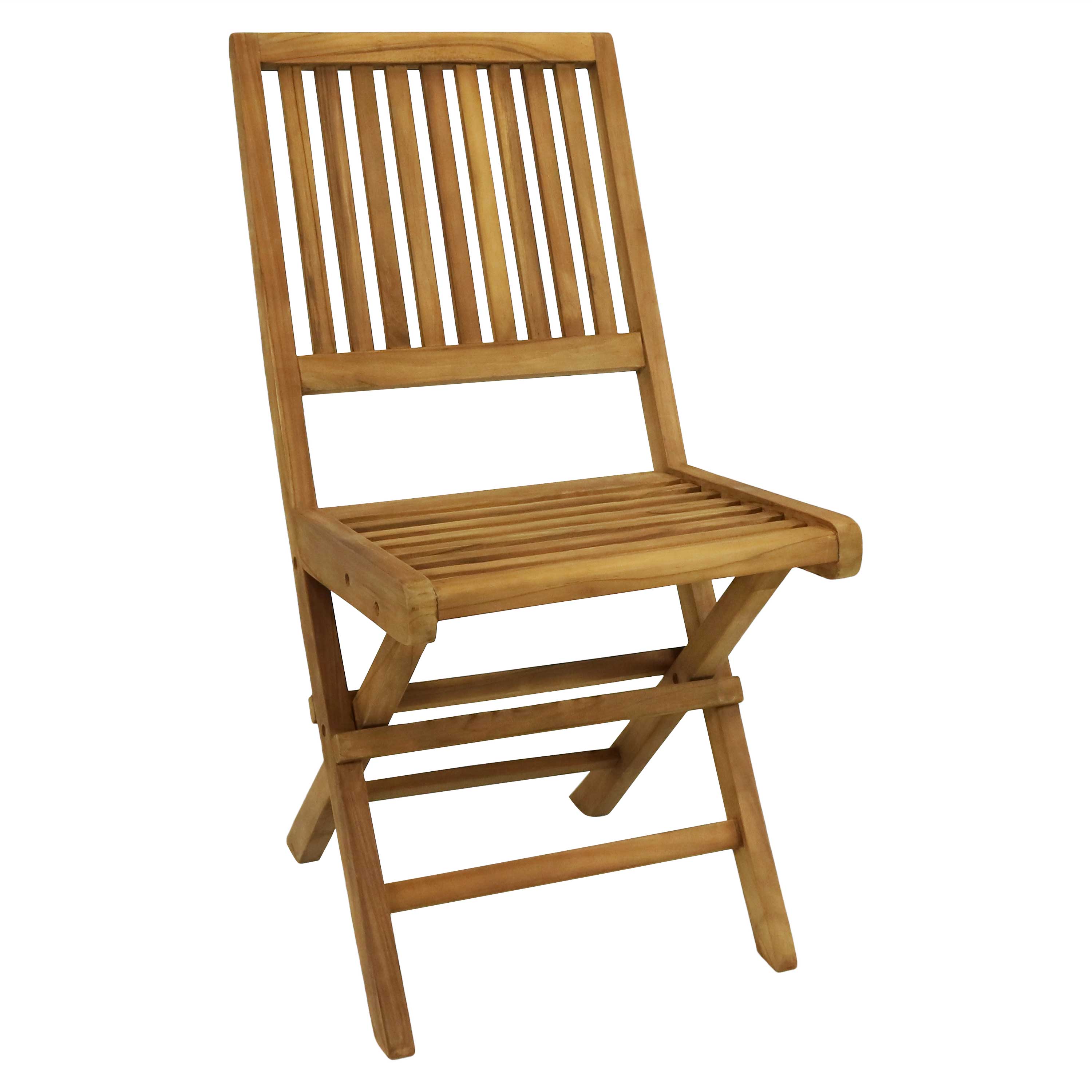 Sunnydaze Nantasket 3-Piece Outdoor Wooden Bistro Set - Patio, Garden, Balcony Furniture for Small Spaces - Perfect for Coffee, Dining & Relaxing Outdoors
