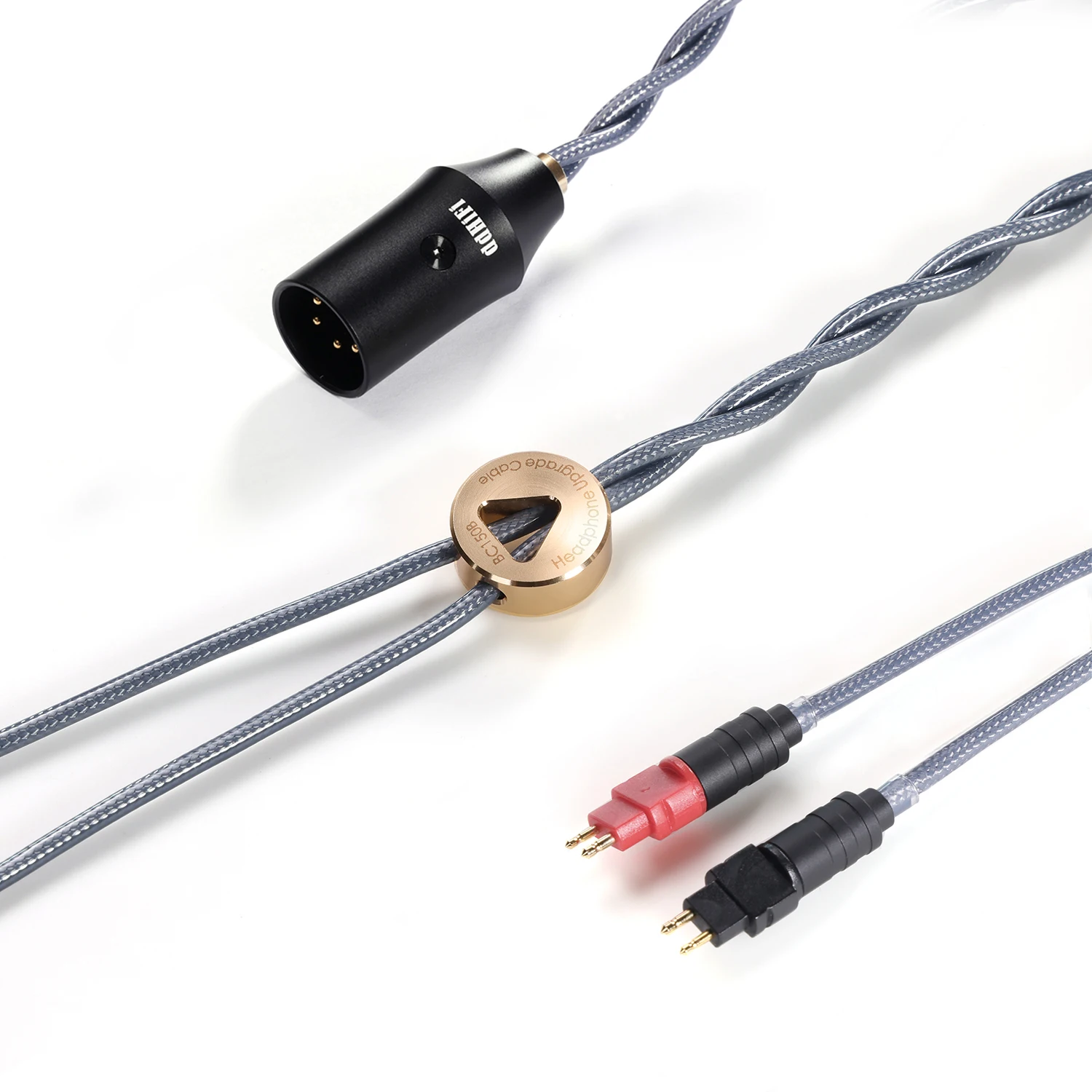 Premium DD ddHiFi BC150XLR 4-Pin XLR Balanced Silver Headphone Upgrade Cable for Audiophiles - Perfect for Studio Monitoring & High-End Audio Systems