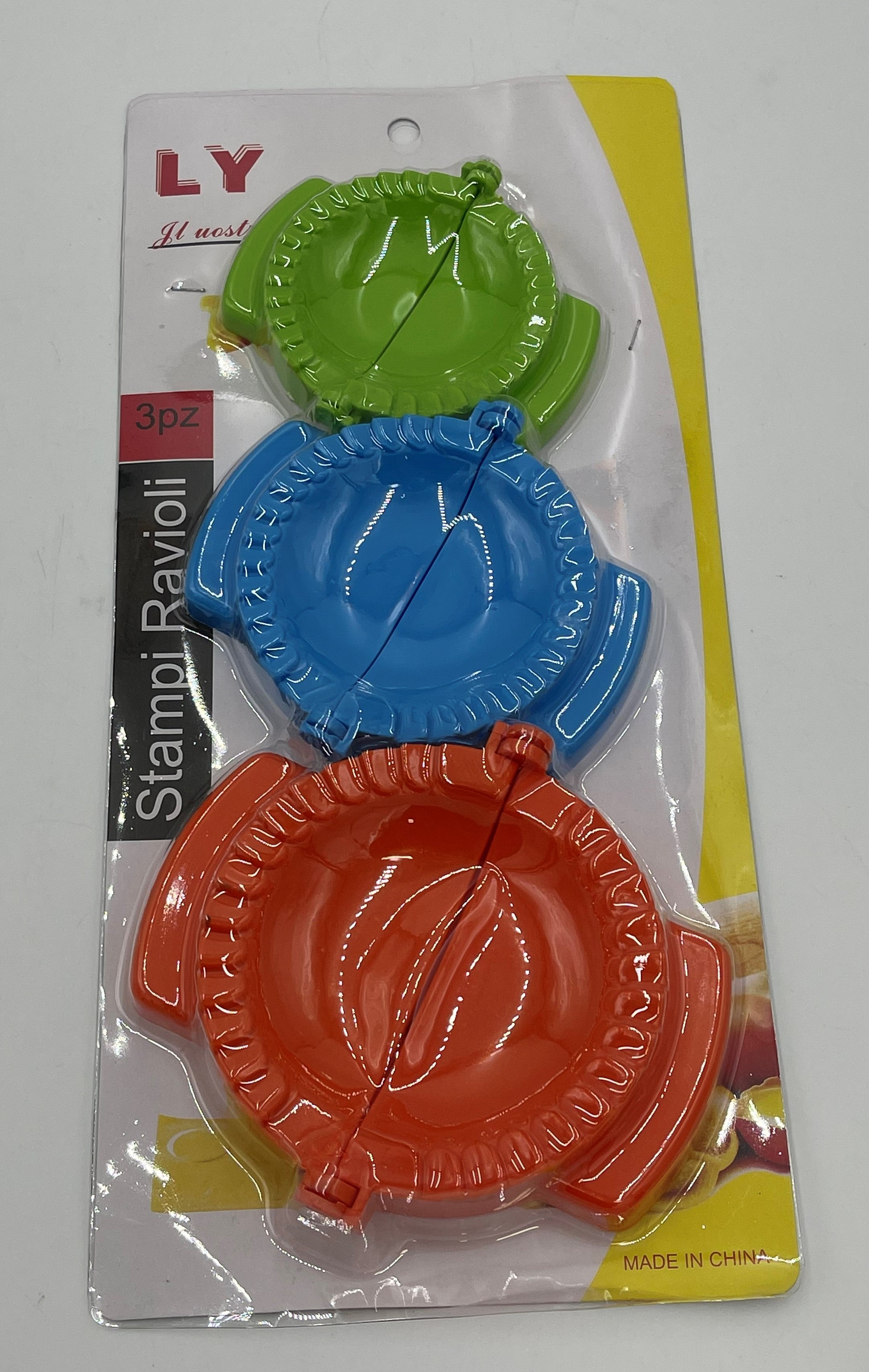 3-Piece Ravioli Mold Set - Stainless Steel Pasta Maker for Homemade Dumplings & Italian Cuisine - Perfect for Kitchen, Cooking Enthusiasts & Italian Food Lovers