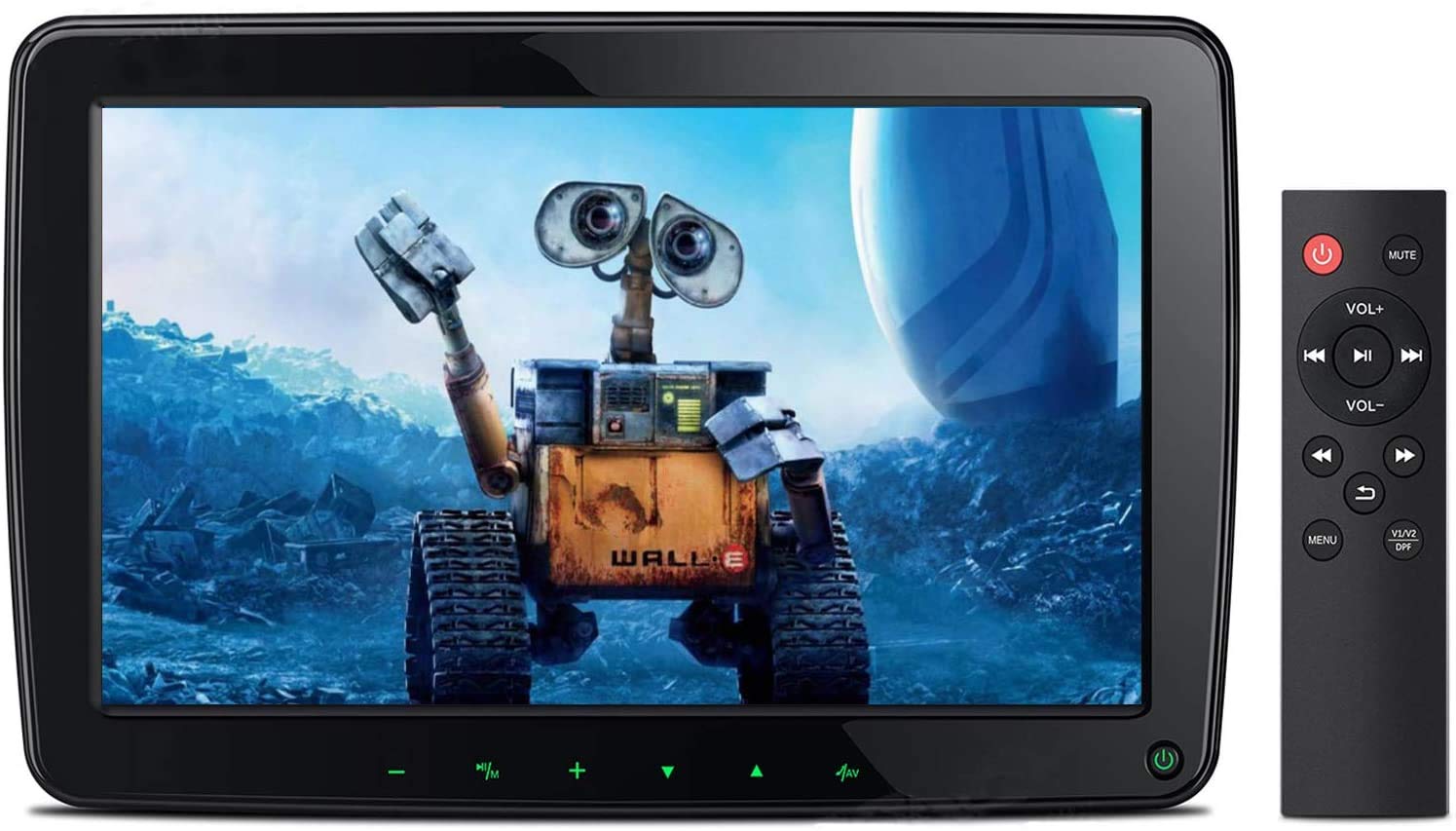 XTRONS 11.6 Inch HD 1080P IPS Car Headrest Monitor with HDMI/USB/SD/AV Inputs - Portable Backseat Video Player for Kids, Perfect for Road Trips & Long Drives