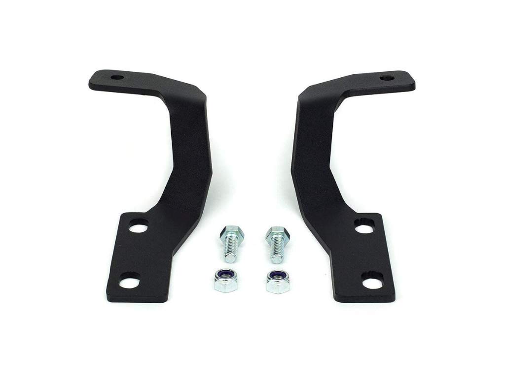 **Cali Raised LED Low Profile Ditch Light Brackets Kit for 2010-2023 Toyota 4Runner - Includes 3x2 18W Amber LED Pods, Wiring Harness & OEM Style Switch - Perfect for Off-Roading, Night Driving & Enhanced Visibility**