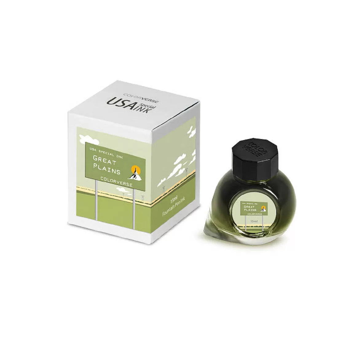 Colorverse USA Special Fountain Pen Ink Bottle - Premium Selection for Calligraphy, Journaling & Artistic Writing