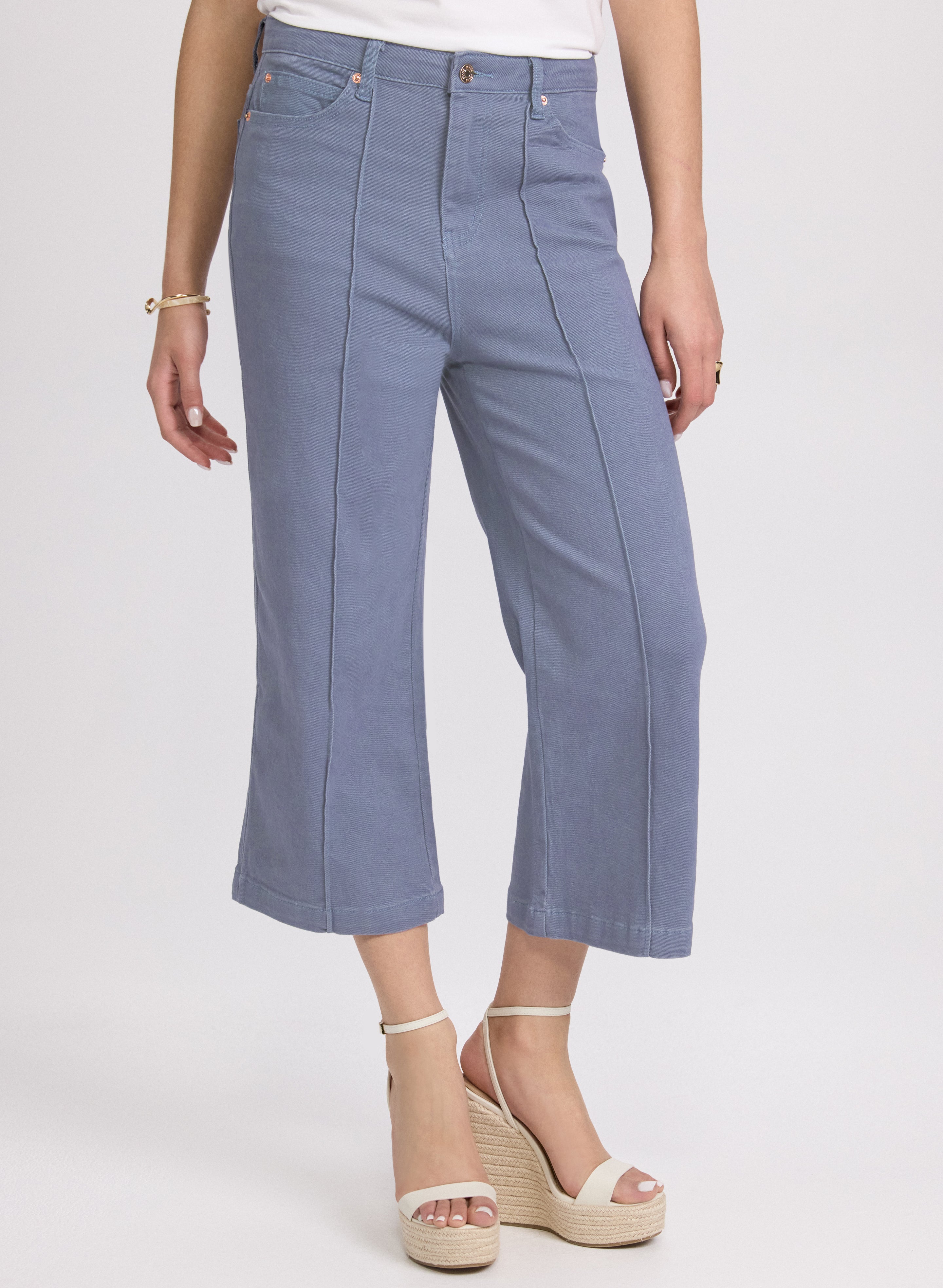 Women's High Waist Cropped Flare Jeans - Stretchy Denim Pants for Casual & Retro Style | Perfect for Everyday Wear, Date Nights & 70s Fashion Looks