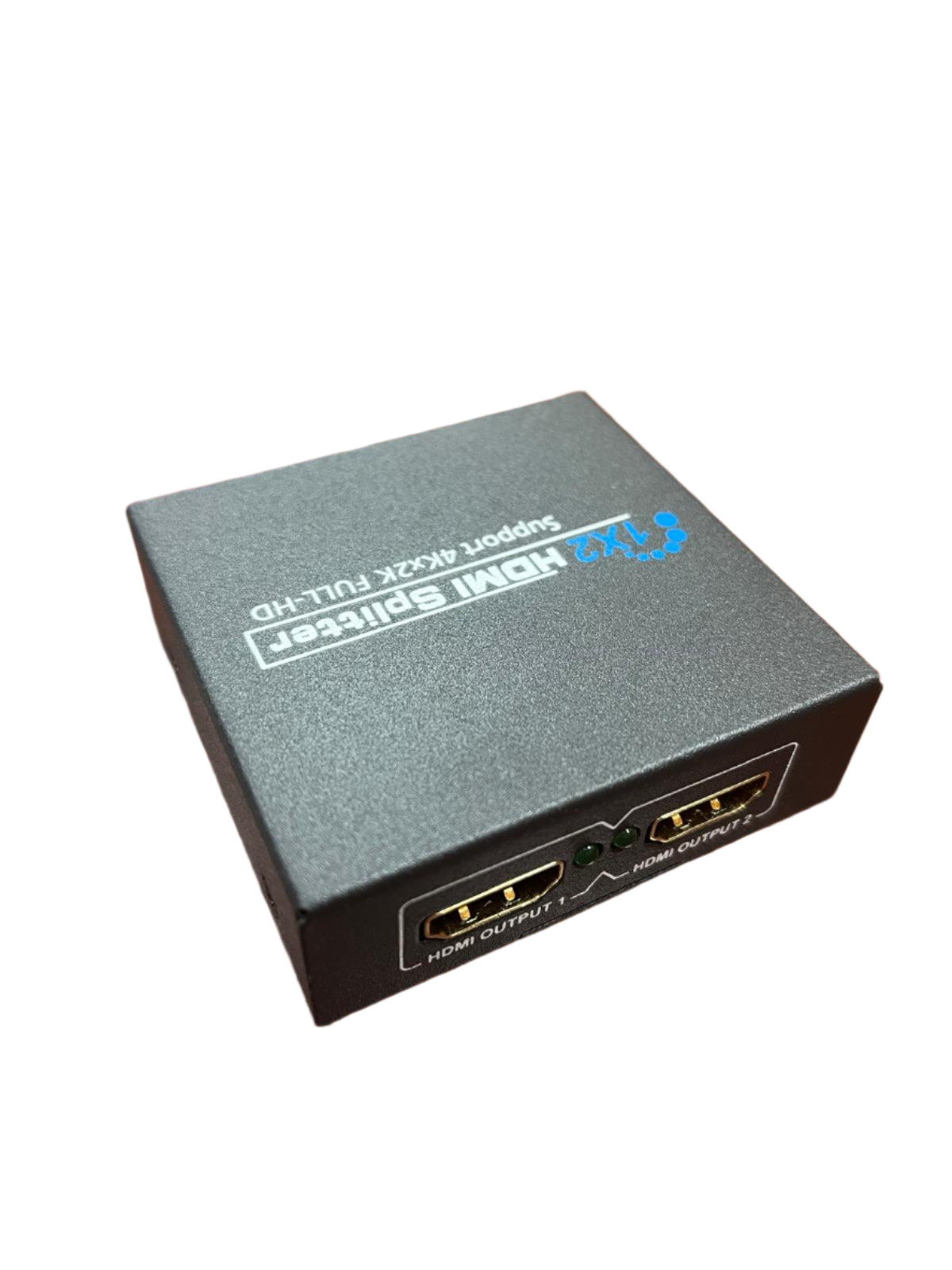 Ckitze BG 521 1x2 HDMI Splitter - 2 Ports, 4K Ultra HD, 1080p, 3D Support, Version 1.4 Certified - Perfect for Home Theater, Gaming, and Office Presentations