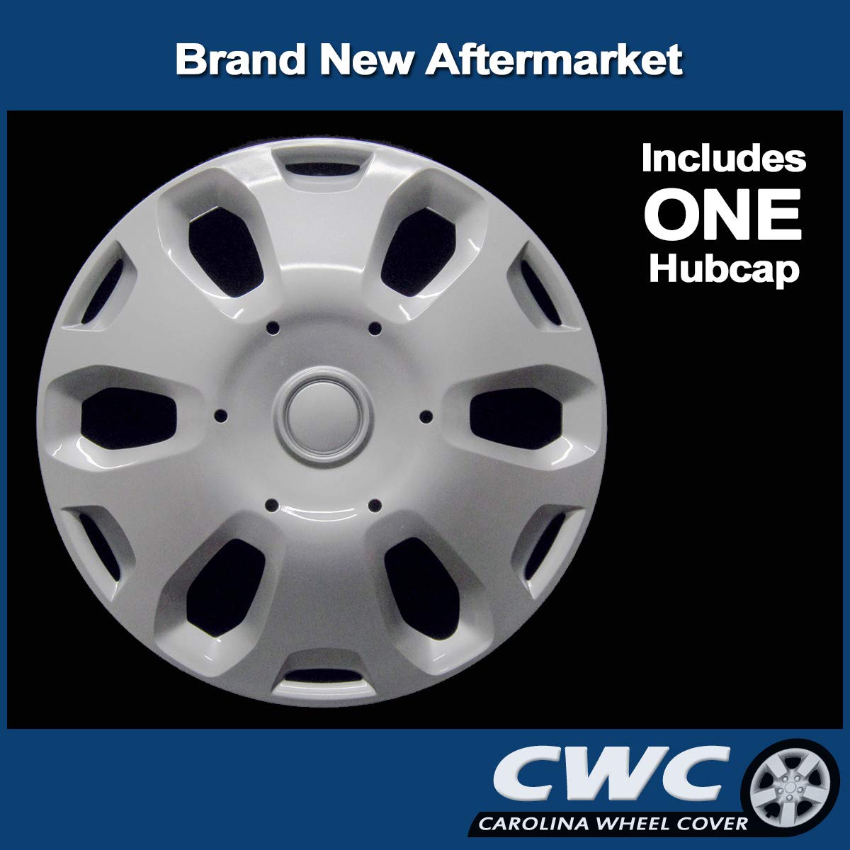 Premium Replica Hubcap for Ford Transit Connect 2010-2013 | 15-Inch Replacement Wheel Cover (1-Piece) | Durable ABS Plastic | Perfect for Damaged or Missing Wheel Covers | Enhances Vehicle Appearance