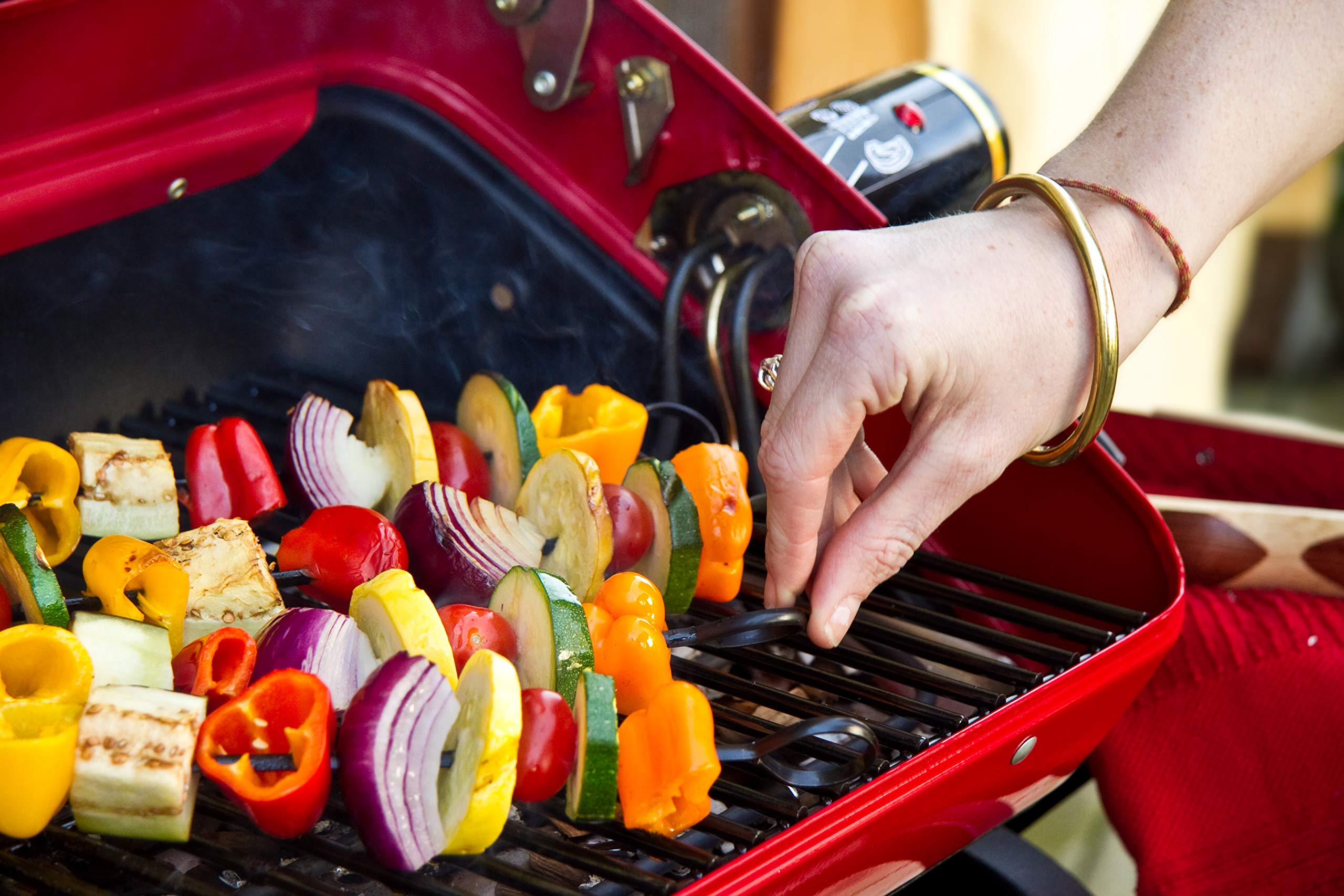 Americana Rotisserie Electric Grill - Countertop Rotisserie Oven for Chicken, Turkey & Meat - Perfect for Home Cooking, BBQ & Outdoor Gatherings