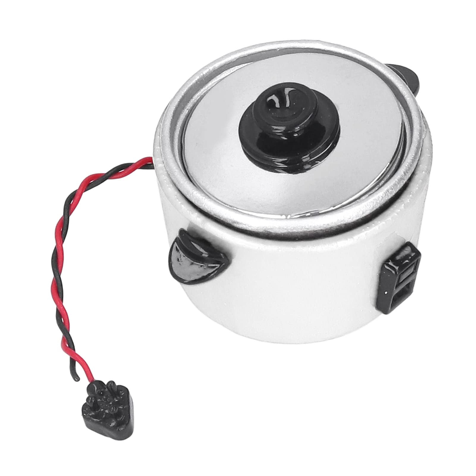 Mini Rice Cooker Toy for Kids - Pretend Play Kitchen Set, Enhances Imagination & Creativity - Perfect for Dollhouse & Role Play Games (White)