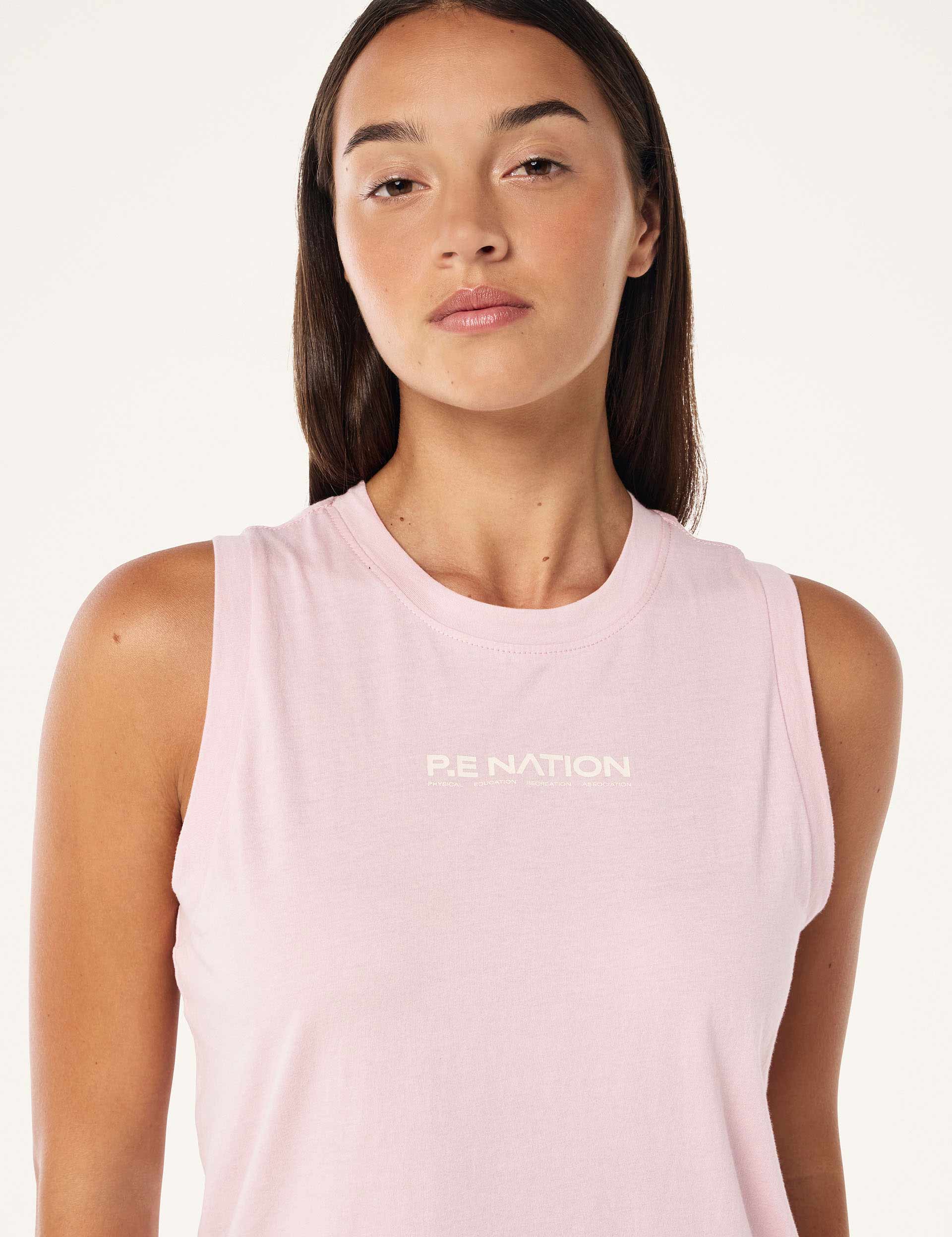 Shuffle Tank Top for Women - Soft Chalk Pink Color - Perfect for Yoga, Gym, and Casual Wear