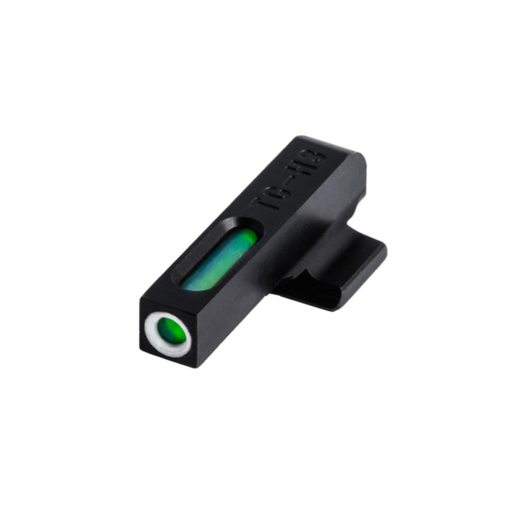 TRUGLO TFX Handgun Sight - Durable Shock-Resistant Compact Tritium & Fiber-Optic Sight for Pistols - Bright Glow for Day & Night Use - Perfect for Home Defense, Tactical Training and Concealed Carry