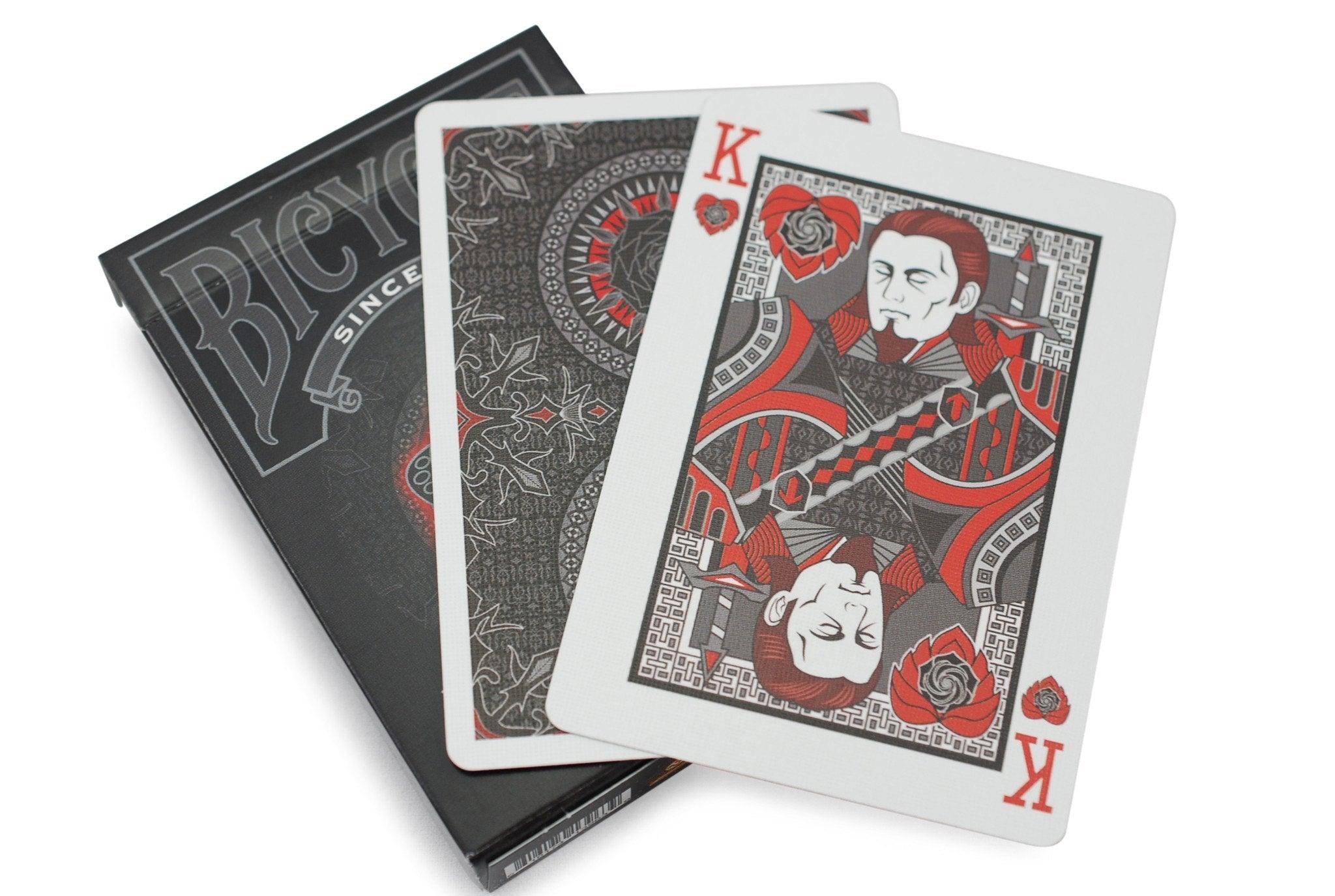 Bicycle® Black Rose Playing Cards - Premium Quality Poker Cards for Magic Tricks, Cardistry & Game Nights | Perfect for Professional Magicians & Card Enthusiasts