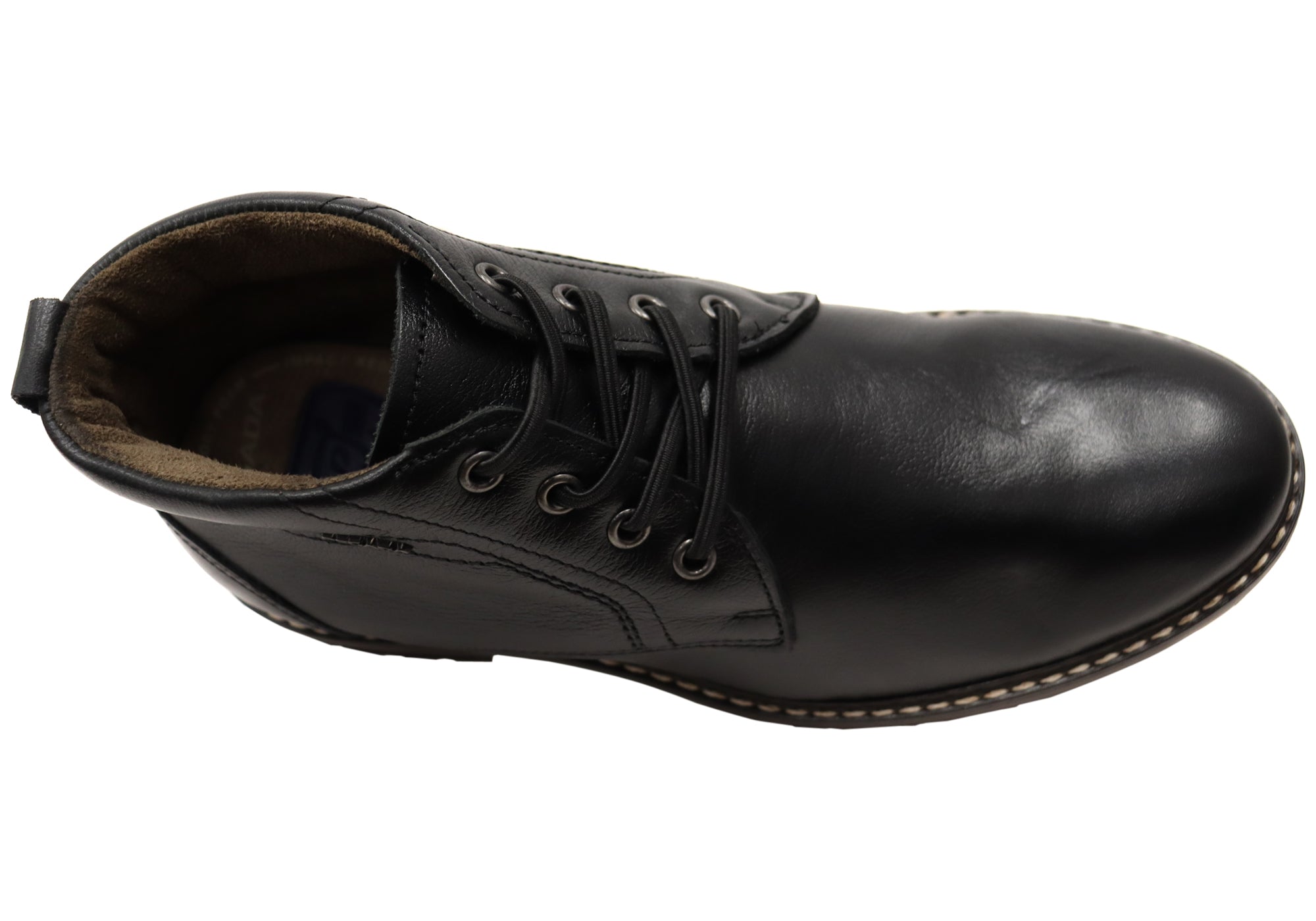 Pegada Ross Men's Comfortable Leather Boots - Handmade in Brazil - Durable & Stylish for Casual Wear, Outdoor Hiking & Work Boots