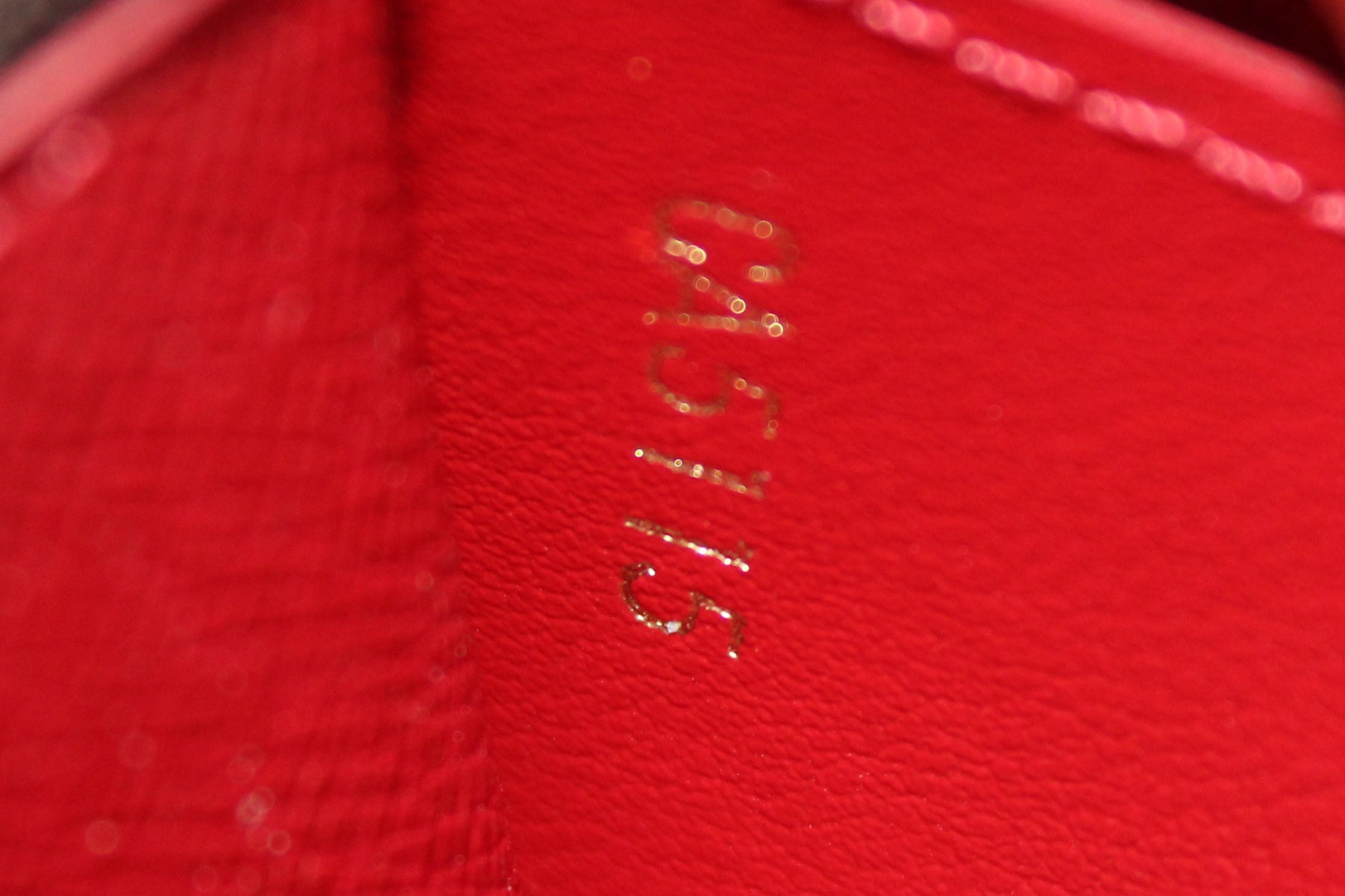 Authentic Louis Vuitton Damier Ebene Red Caissa Wallet for Women - Luxury Designer Bifold Credit Card Holder - Perfect for Everyday Use, Travel & Gifts