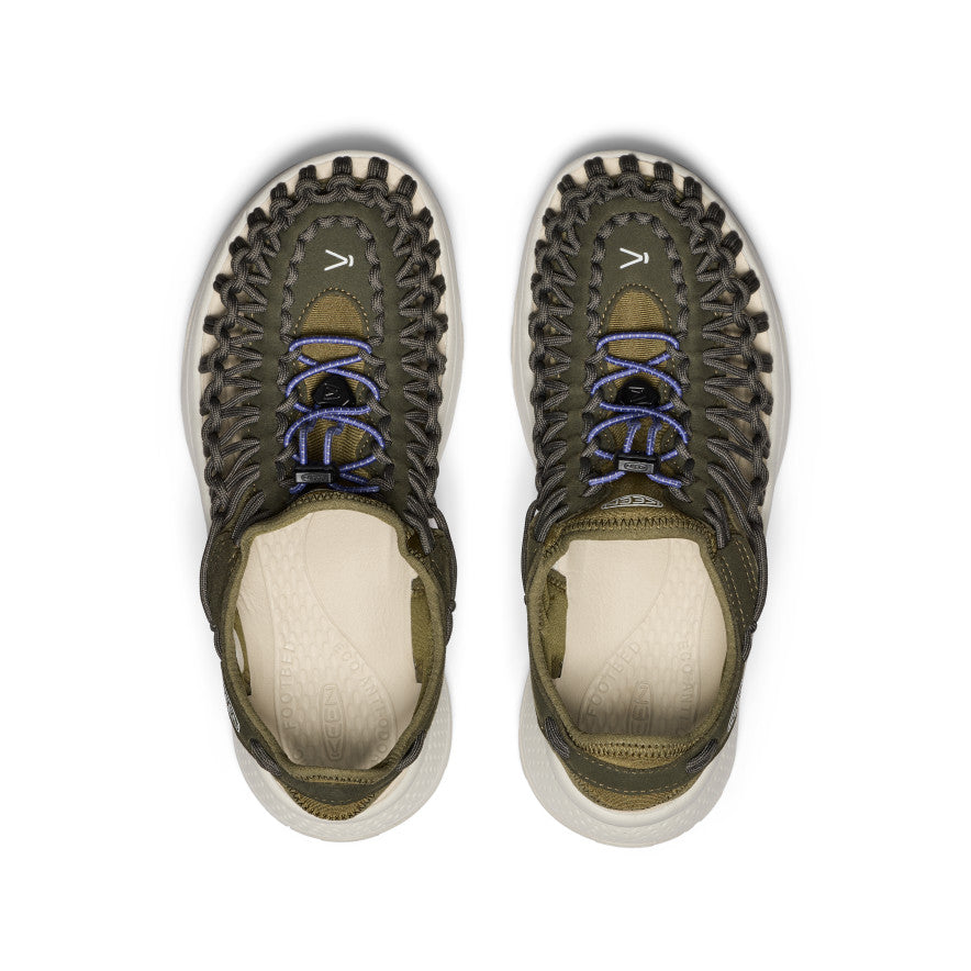 Women's UNEEK Astoria Sandals - Comfortable & Stylish Outdoor Shoes for Hiking, Travel & Casual Wear | Forest Night/Skipper Blue