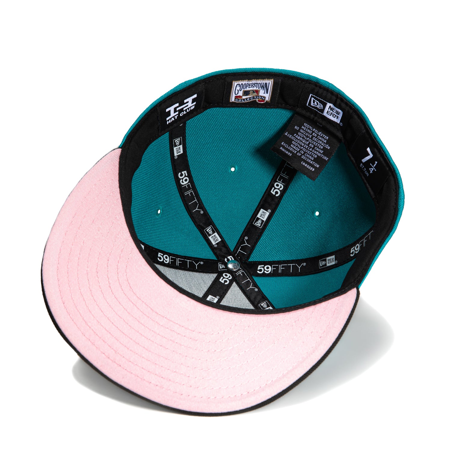 New Era 59Fifty Arizona Diamondbacks 2001 World Series Patch Upside Down Snapback Hat - Teal, Black & Purple Colors - Perfect for Baseball Games, Fan Collections & Streetwear Fashion