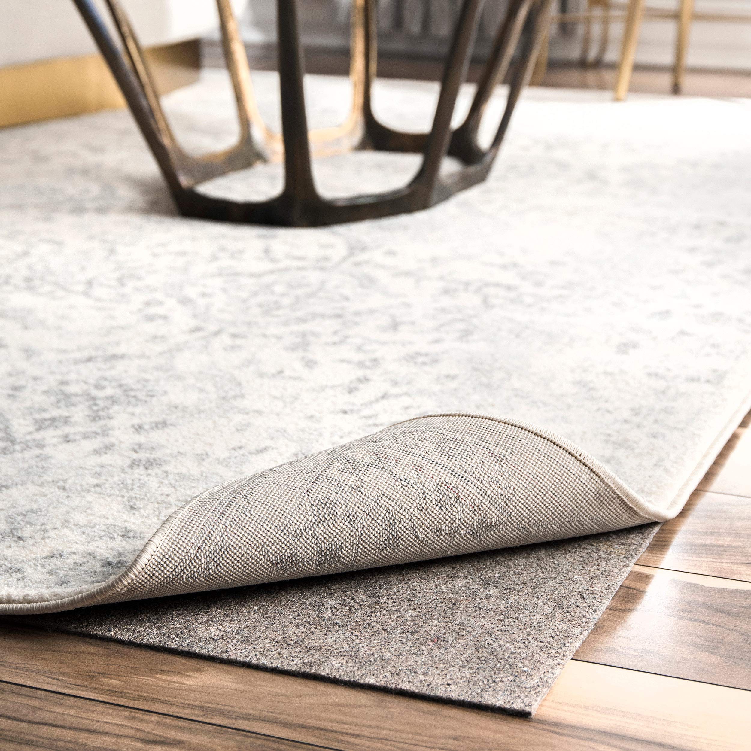 Premium Non-Slip Eco-Friendly Felt Rug Pad 4' Round - 1/8