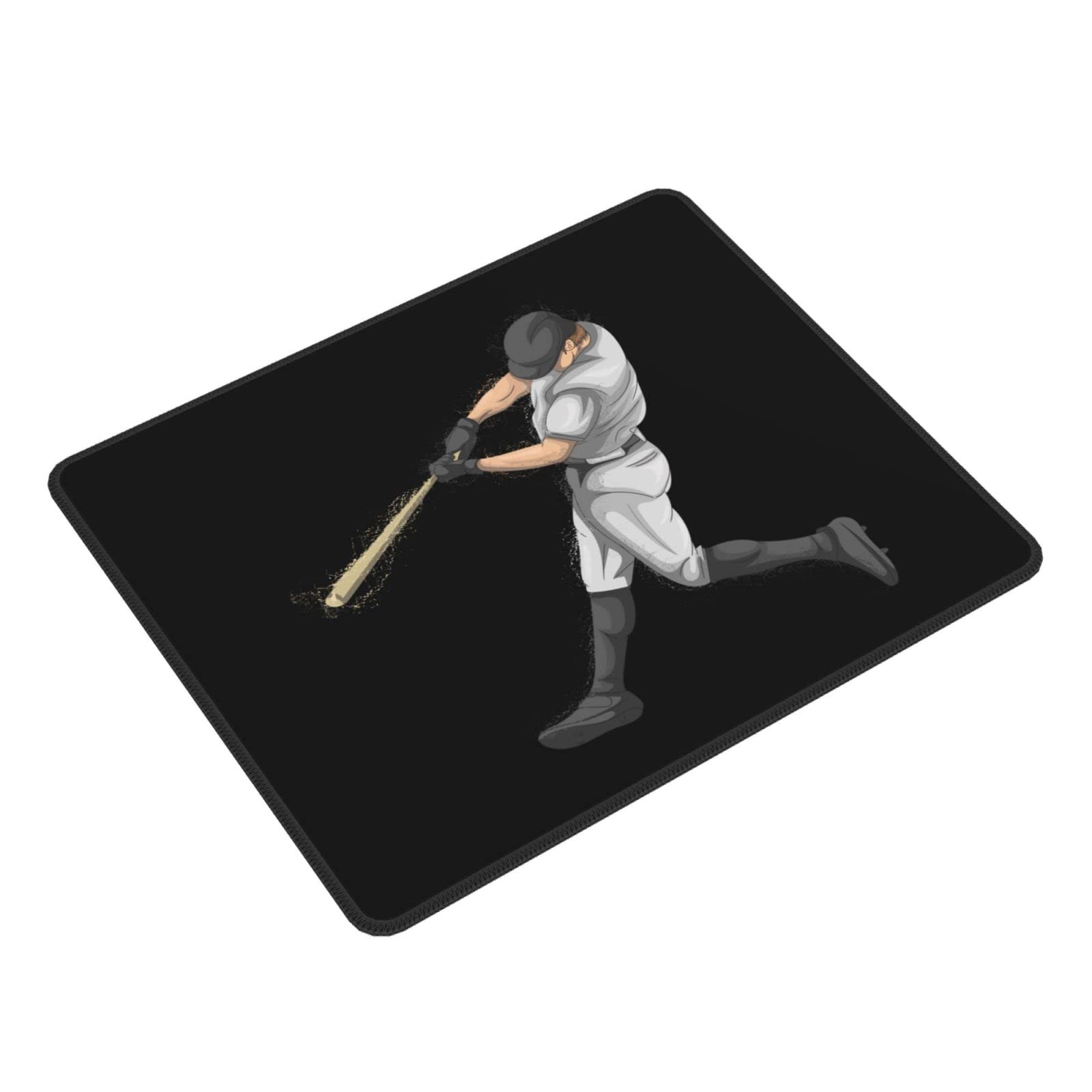 SIYTUAU Cool Baseball Player Mouse Pad - Waterproof, Non-Slip Rubber Gaming Mousepad (10x12 inches) for Laptop, Office & PC - Perfect for Gamers, Baseball Fans & Workspaces