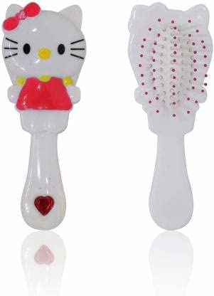 KAVIN Cute Cartoon Hair Brush - Anti-Static Paddle Brush for Kids & Girls, Soft Bristles for Gentle Detangling (Random Colors, Model 6) - Perfect for Daily Hair Care, Travel & School Backpacks