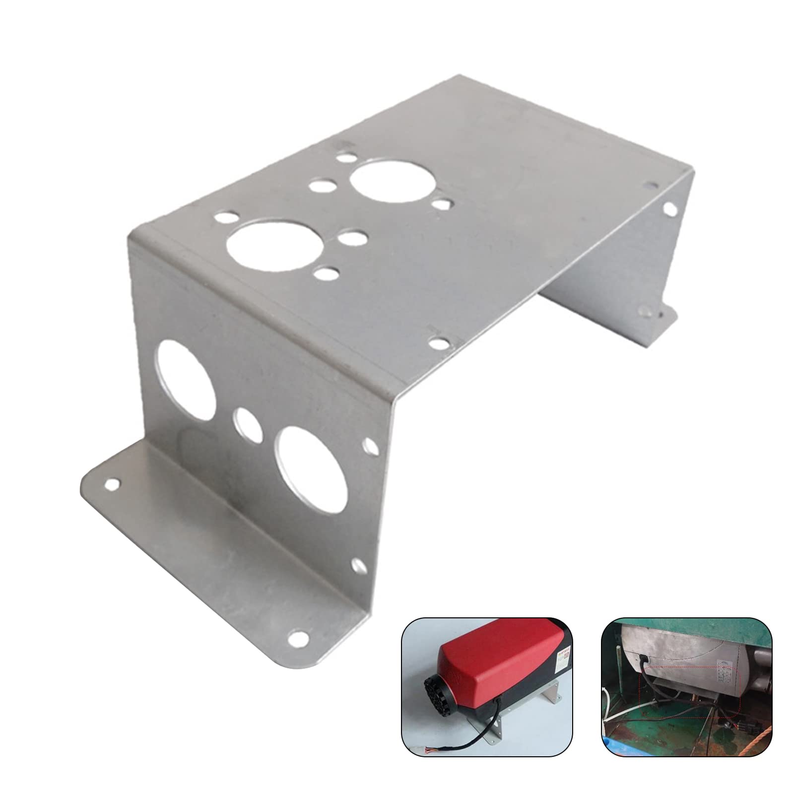Universal Diesel Heater Mounting Bracket - Heavy Duty Floor Stand for Webasto Air Top 2000 STC & Eberspacher Airtronic D2 Heaters | Parking Heater Base for Trucks, RVs & Marine Applications