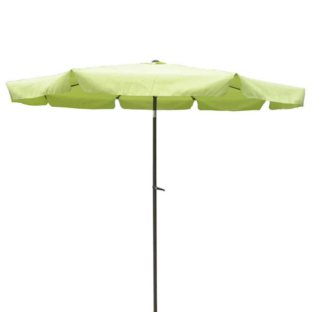 10FT Aluminum Outdoor Patio Umbrella with Wind Flaps - Heavy Duty Cantilever Market Umbrella for Poolside, Garden, Deck & Backyard - International Caravan Furniture