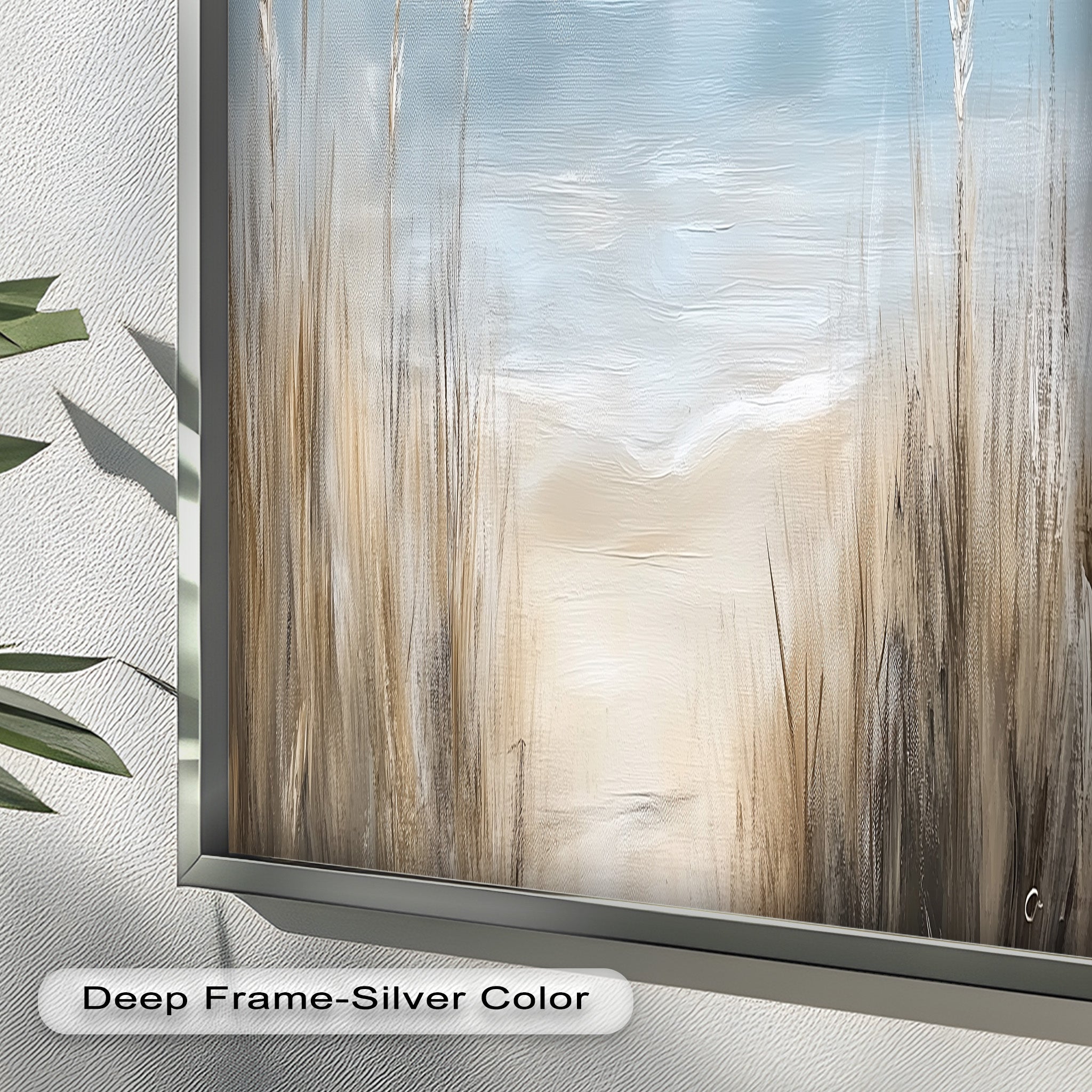 Coastal Beach Wall Art - Hand-Painted Ocean Landscape Oil Painting for Living Room, Bedroom & Office Decor | Seascape Home Decor