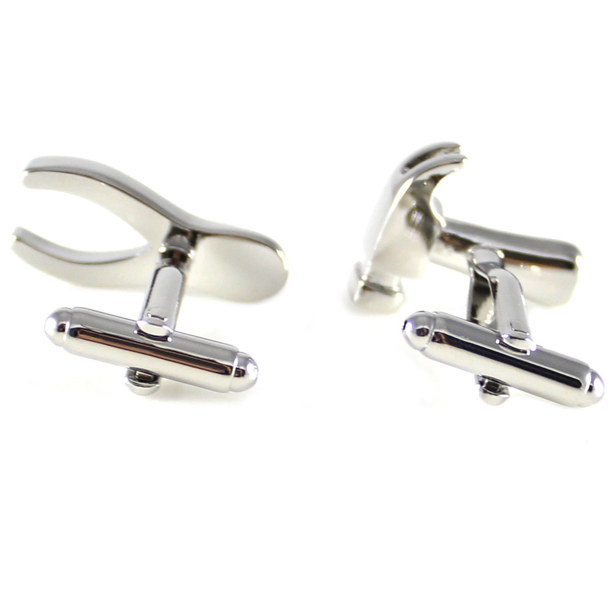 Unique Novelty Hand Tools Cufflinks Gift Set with Box - Perfect for DIY Enthusiasts, Father's Day & Formal Events