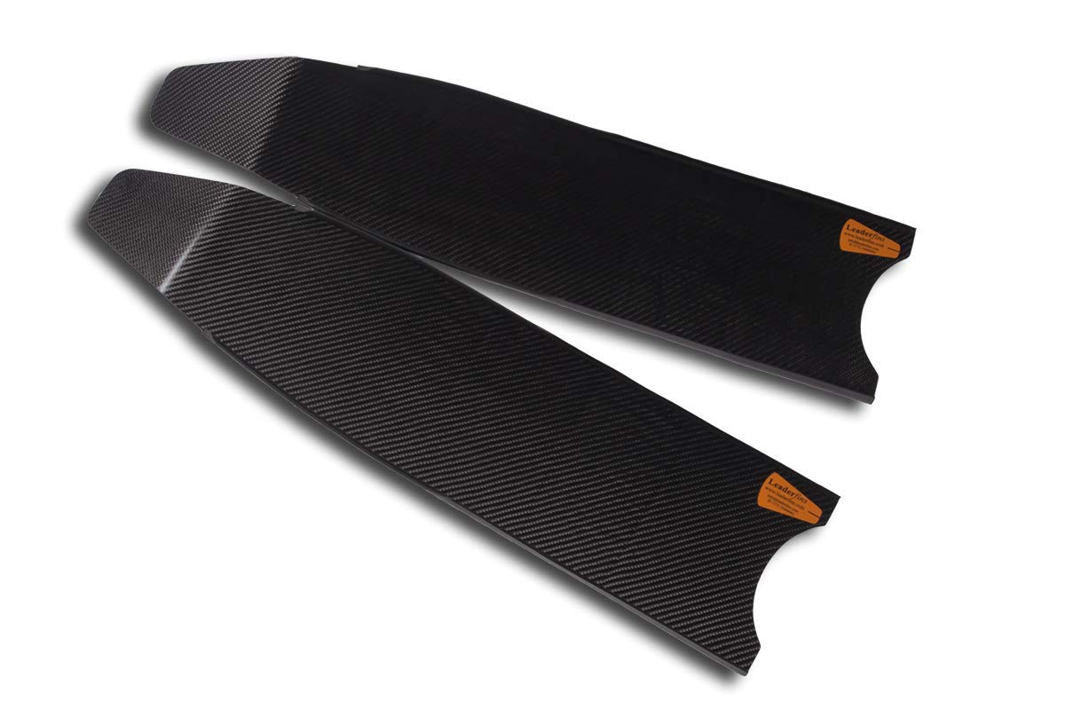 High-Performance Pure Carbon Fiber Freediving & Spearfishing Fins - Lightweight Diving Blades for Spearfishing, Apnea Training & Underwater Hunting