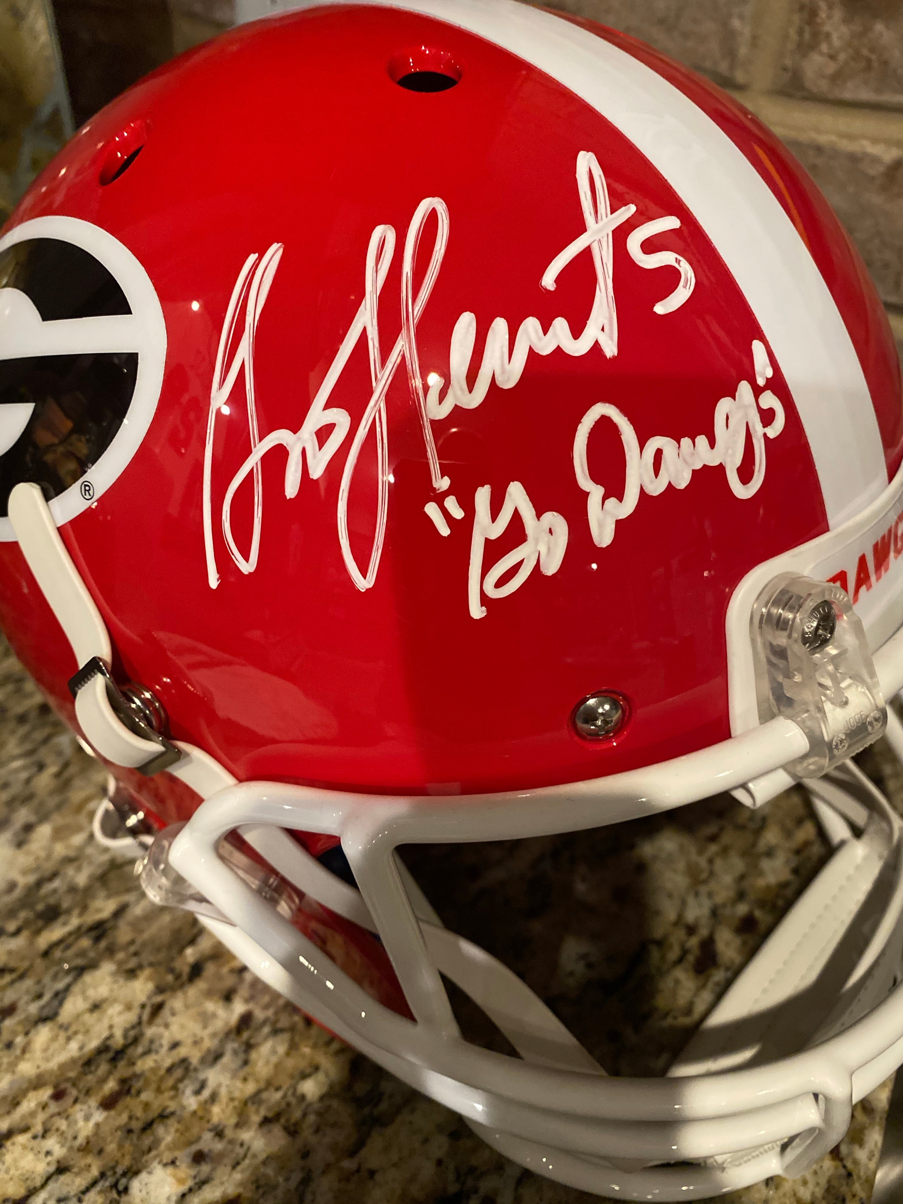 Garrison Hearst Autographed Georgia Bulldogs Mini Helmet - Signed Schutt NCAA Football Collectible - Perfect for Fans, Memorabilia Displays, and Sports Gifts