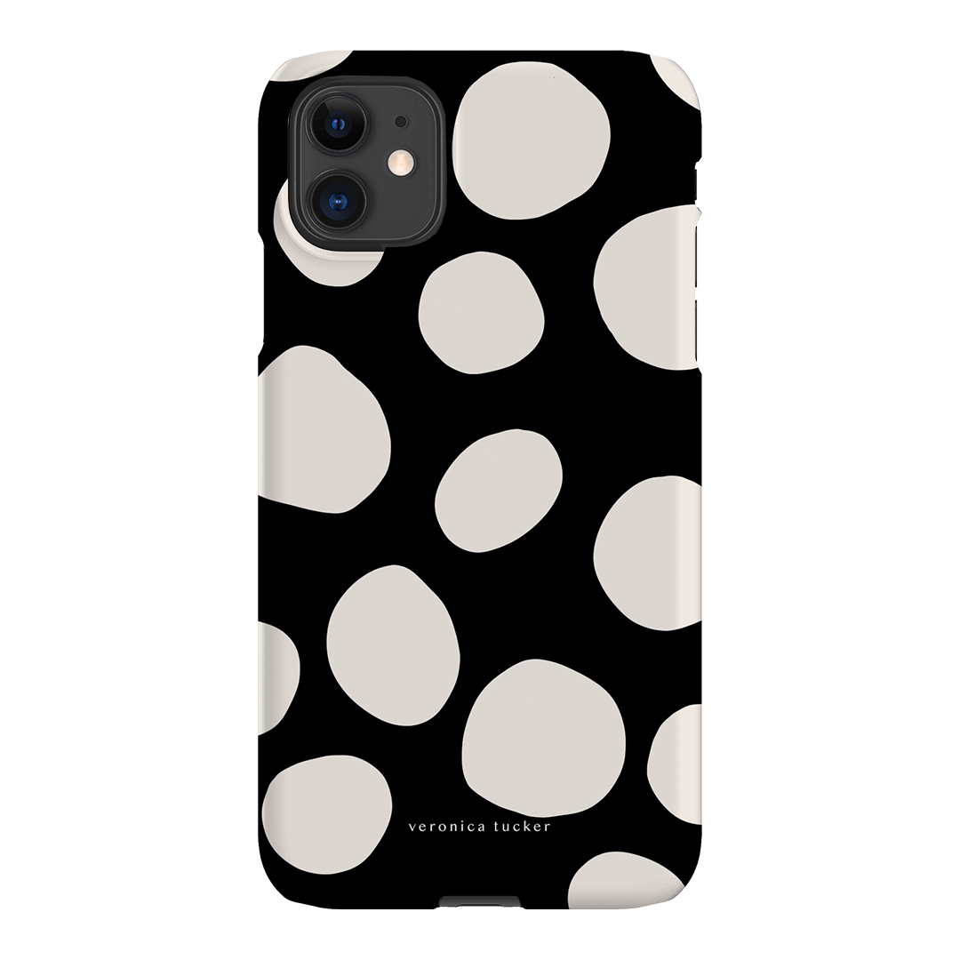 Premium Pebbles Noir Phone Case - Slim Protective Cover for iPhone & Samsung - Perfect for Everyday Use, Travel & Outdoor Activities