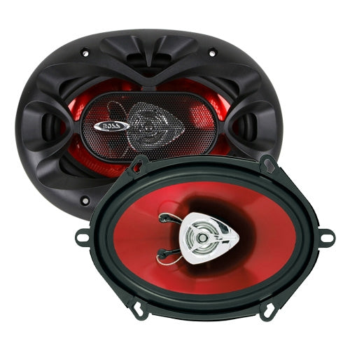 Boss Audio CH5720 5x7 Inch / 6x8 Inch 2-Way Full Range Car Speakers - Chaos Series for Enhanced Sound Quality | Perfect for Trucks, SUVs, and Car Audio Upgrades
